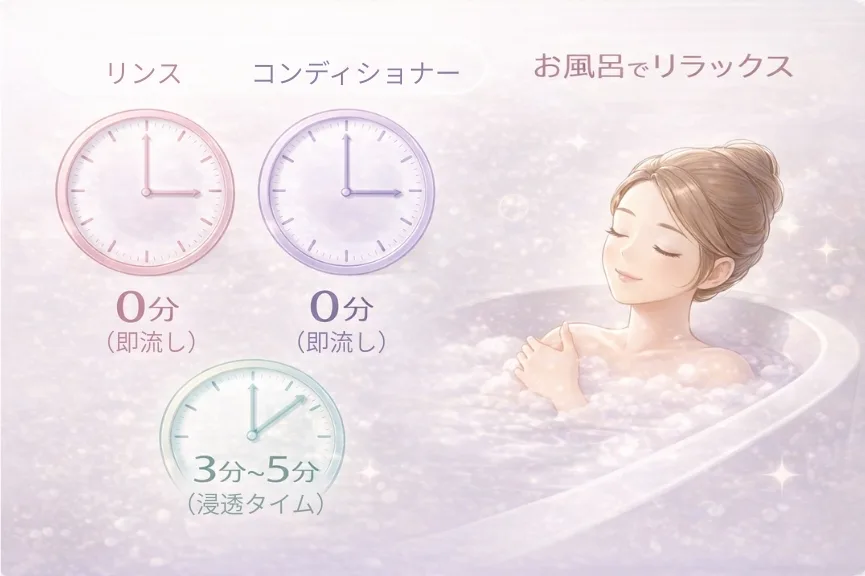お風呂でのリラックスタイム お風呂でのリラックスタイム